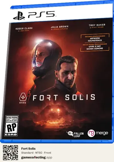Fort Solis PlayStation 5, NTSC box front