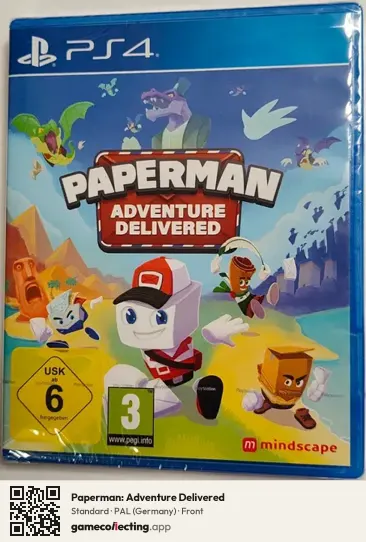 Paperman: Adventure Delivered PlayStation 4, Germany box front