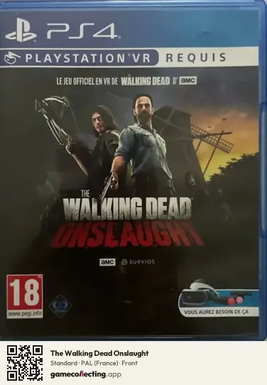 The Walking Dead Onslaught PlayStation 4, France box front