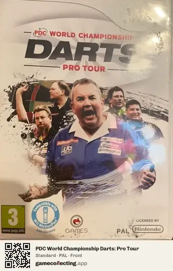 PDC World Championship Darts: Pro Tour Nintendo Wii, PAL box front