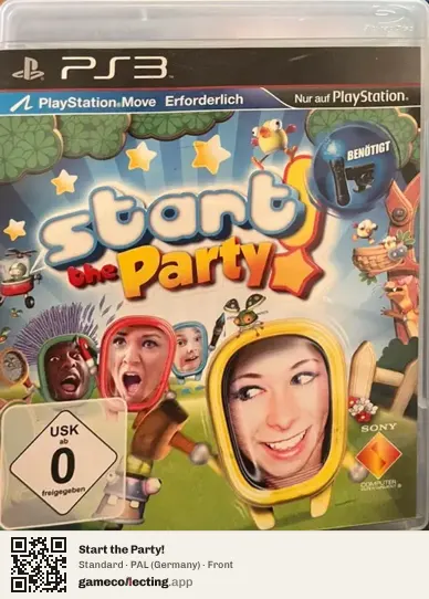 Start the Party! PlayStation 3, Germany box front