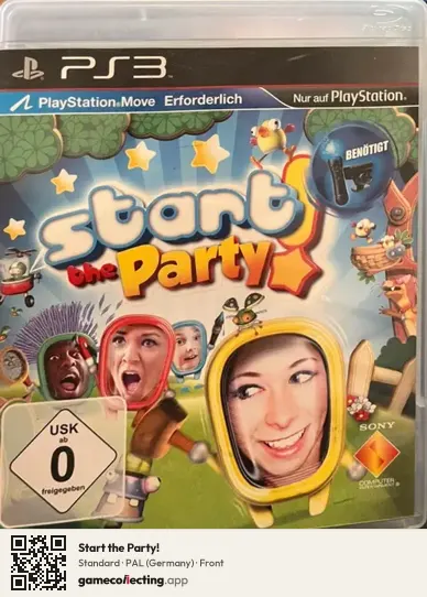 Start the Party! PlayStation 3, Germany box front
