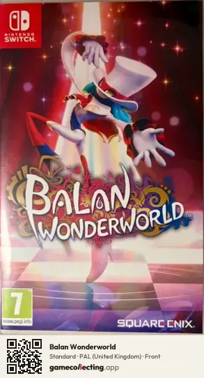 Balan Wonderworld Nintendo Switch, United Kingdom box front