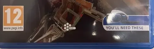 EVE: Valkyrie, the USK square on its front