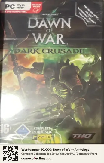 Warhammer 40,000: Dawn of War - Anthology Computer, Germany box front