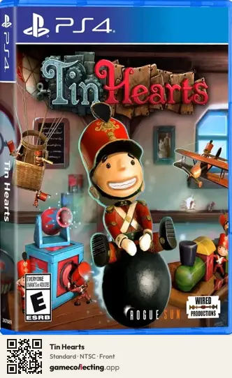 Tin Hearts PlayStation 4, NTSC box front