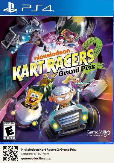 Nickelodeon Kart Racers 2: Grand Prix PlayStation 4, NTSC box front