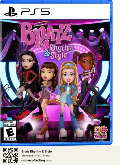 Bratz Rhythm & Style PlayStation 5, NTSC box front