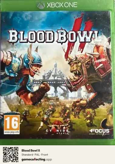 Blood Bowl II Xbox One, PAL box front