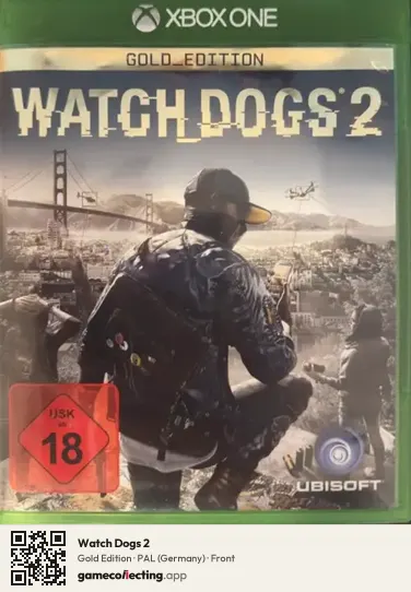 Watch Dogs 2 Xbox One, Germany box front