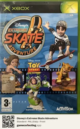 Disney's Extreme Skate Adventure Xbox, Italy box front