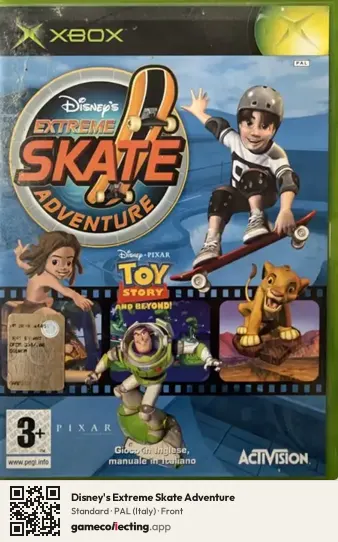 Disney's Extreme Skate Adventure Xbox, Italy box front