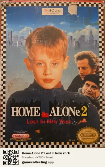 Home Alone 2: Lost in New York Nintendo Entertainment System, NTSC box front