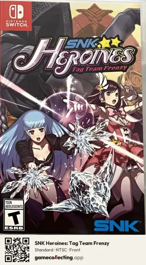SNK Heroines: Tag Team Frenzy Nintendo Switch, NTSC box front