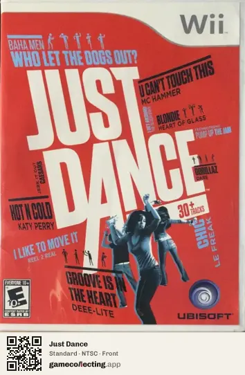 Just Dance Nintendo Wii, NTSC box front