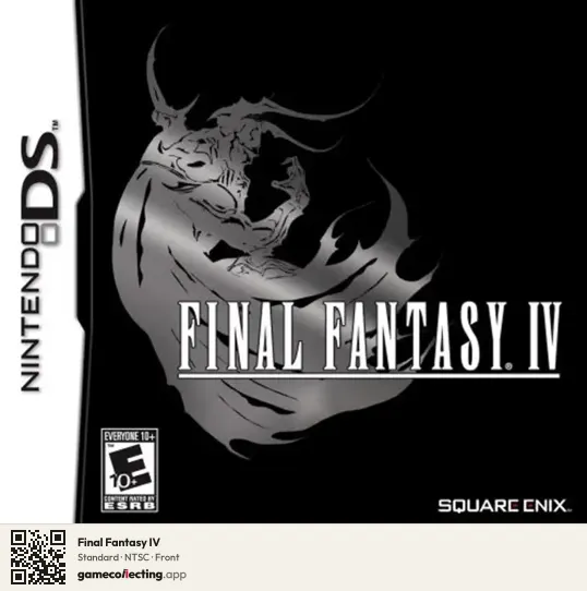 Final Fantasy IV Nintendo DS, NTSC box front