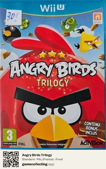 Angry Birds Trilogy Nintendo Wii U, France box front