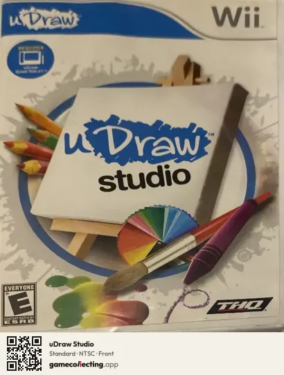 uDraw Studio Nintendo Wii, NTSC box front