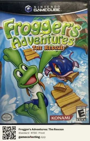 Frogger's Adventures: The Rescue Nintendo GameCube, NTSC box front