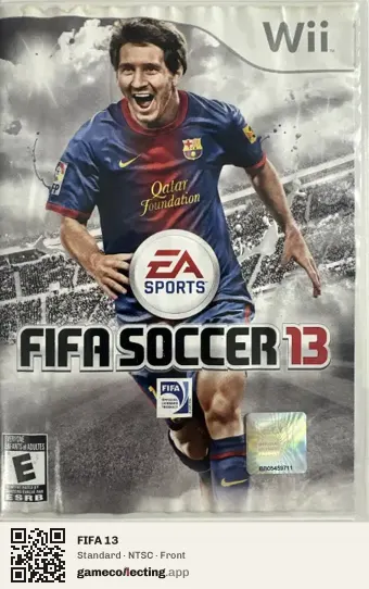 FIFA 13 Nintendo Wii, NTSC box front