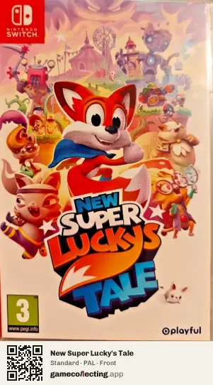 New Super Lucky's Tale Nintendo Switch, PAL box front