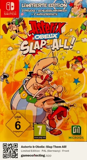 Asterix & Obelix: Slap Them All! Nintendo Switch, Germany box front