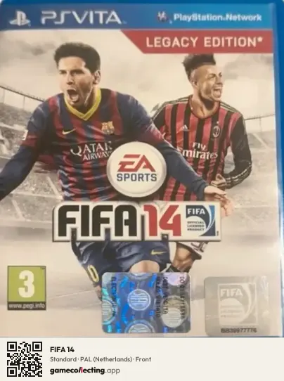 FIFA 14 PlayStation Vita, Netherlands box front