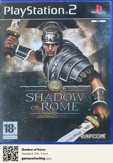 Shadow of Rome PlayStation 2, PAL box front