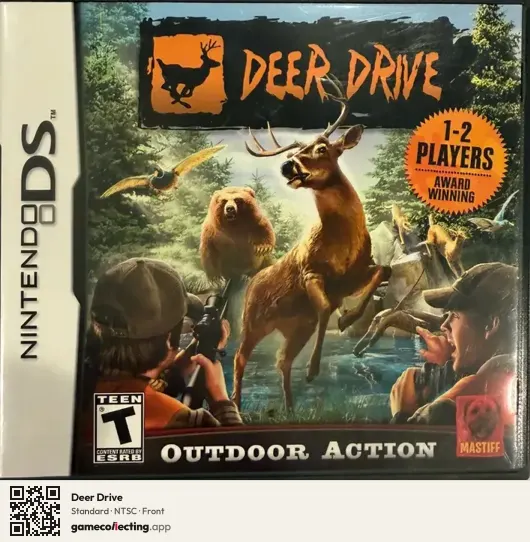 Deer Drive Nintendo DS, NTSC box front