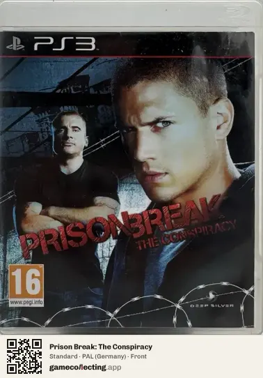 Prison Break: The Conspiracy PlayStation 3, Germany box front