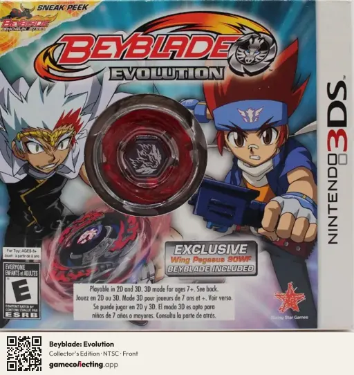 Beyblade: Evolution Nintendo 3DS, NTSC box front