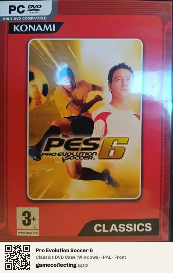 Pro Evolution Soccer 6 Computer, PAL box front