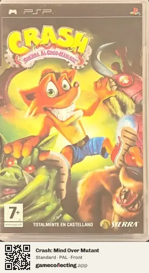 Crash: Mind Over Mutant PlayStation Portable, PAL box front