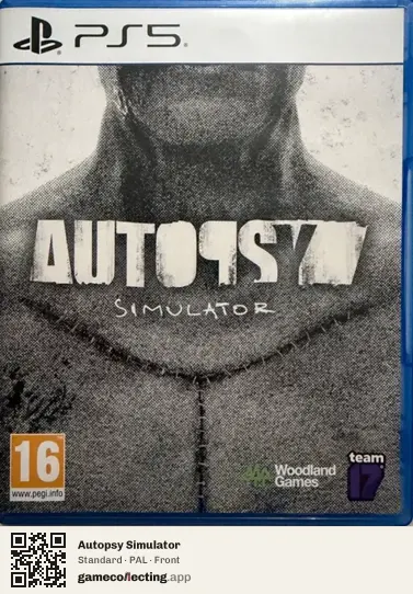 Autopsy Simulator PlayStation 5, PAL box front