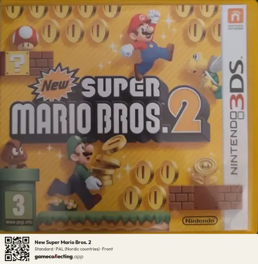 New Super Mario Bros. 2 Nintendo 3DS, Nordic countries box front