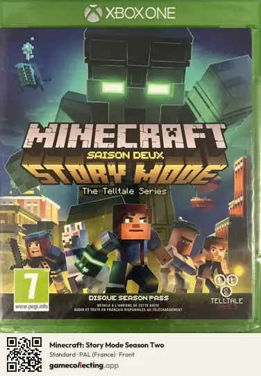 Minecraft: Story Mode Season Two Xbox One, France box front