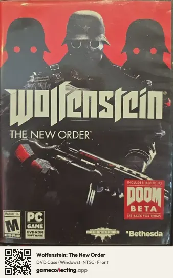 Wolfenstein: The New Order Computer, NTSC box front