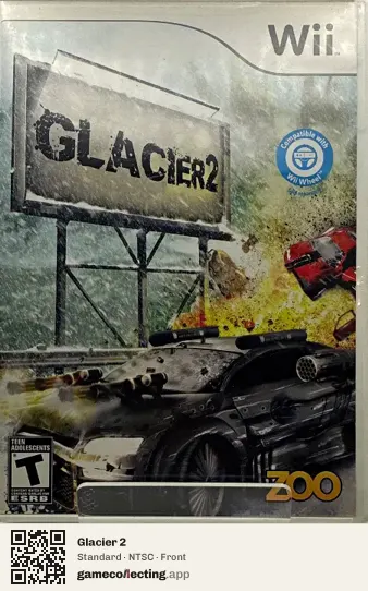 Glacier 2 Nintendo Wii, NTSC box front