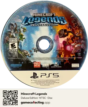Minecraft Legends PlayStation 5, NTSC disc