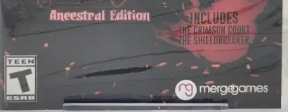 Darkest Dungeon, the ESRB box on its front