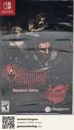Darkest Dungeon Nintendo Switch, NTSC box front