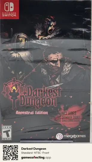 Darkest Dungeon Nintendo Switch, NTSC box front