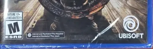 Skull and Bones, the ESRB box on its front