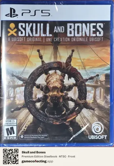 Skull and Bones PlayStation 5, NTSC box front