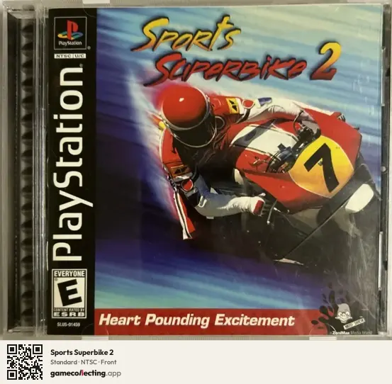 Sports Superbike 2 PlayStation, NTSC box front