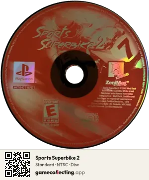 Sports Superbike 2 PlayStation, NTSC disc