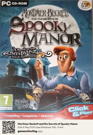Mortimer Beckett and the Secrets of Spooky Manor Computer, PAL box front