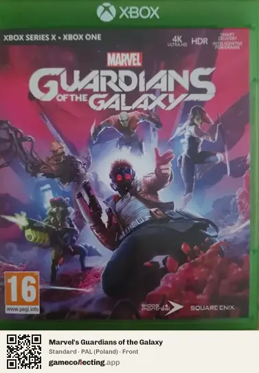 Marvel's Guardians of the Galaxy Xbox Series X, Poland box front