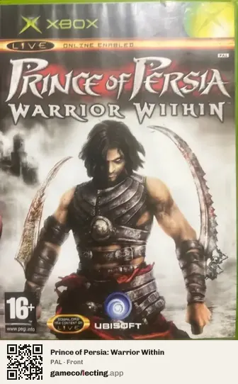 Prince of Persia: Warrior Within Xbox, PAL box front