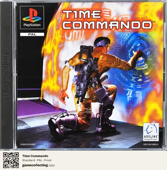 Time Commando PlayStation, PAL box front